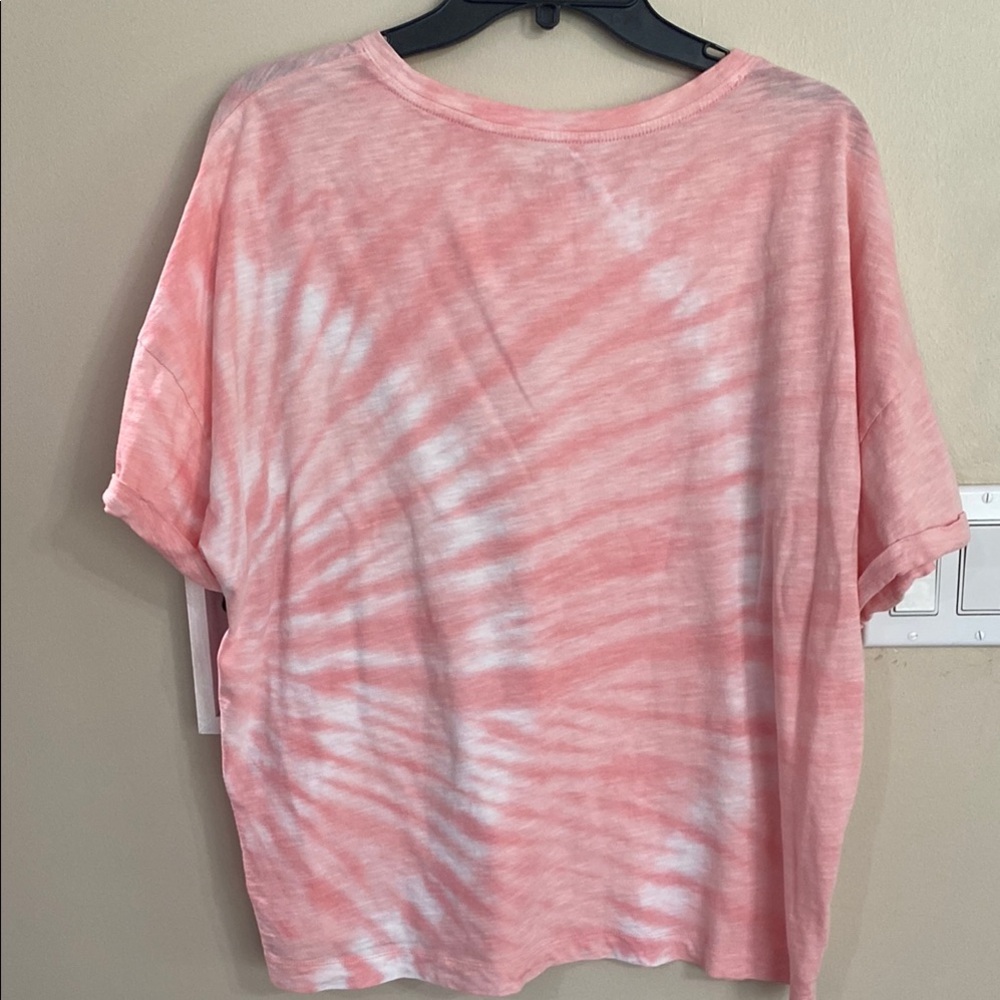 Time and True Pink Tie-Dye Women's Top